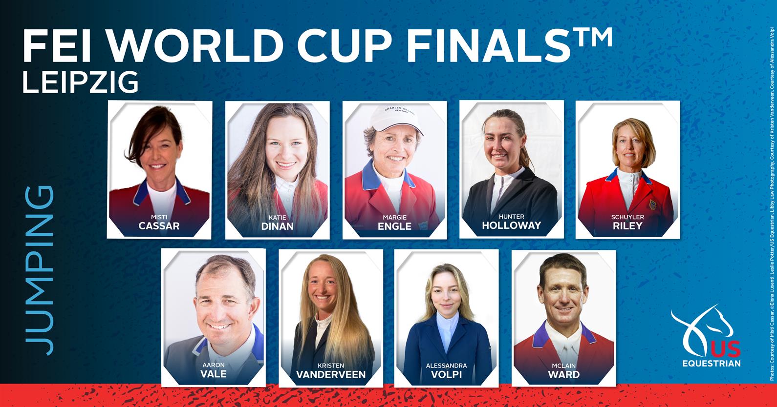 The U.S. Jumping athletes for the 2022 FEI World Cup Finals