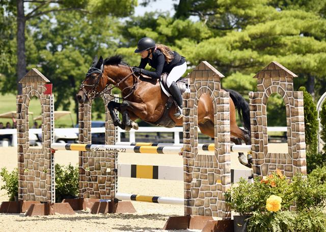 Photo showcasing the Rescue Pony Takes on Pony Jumper Division at Pony Finals
