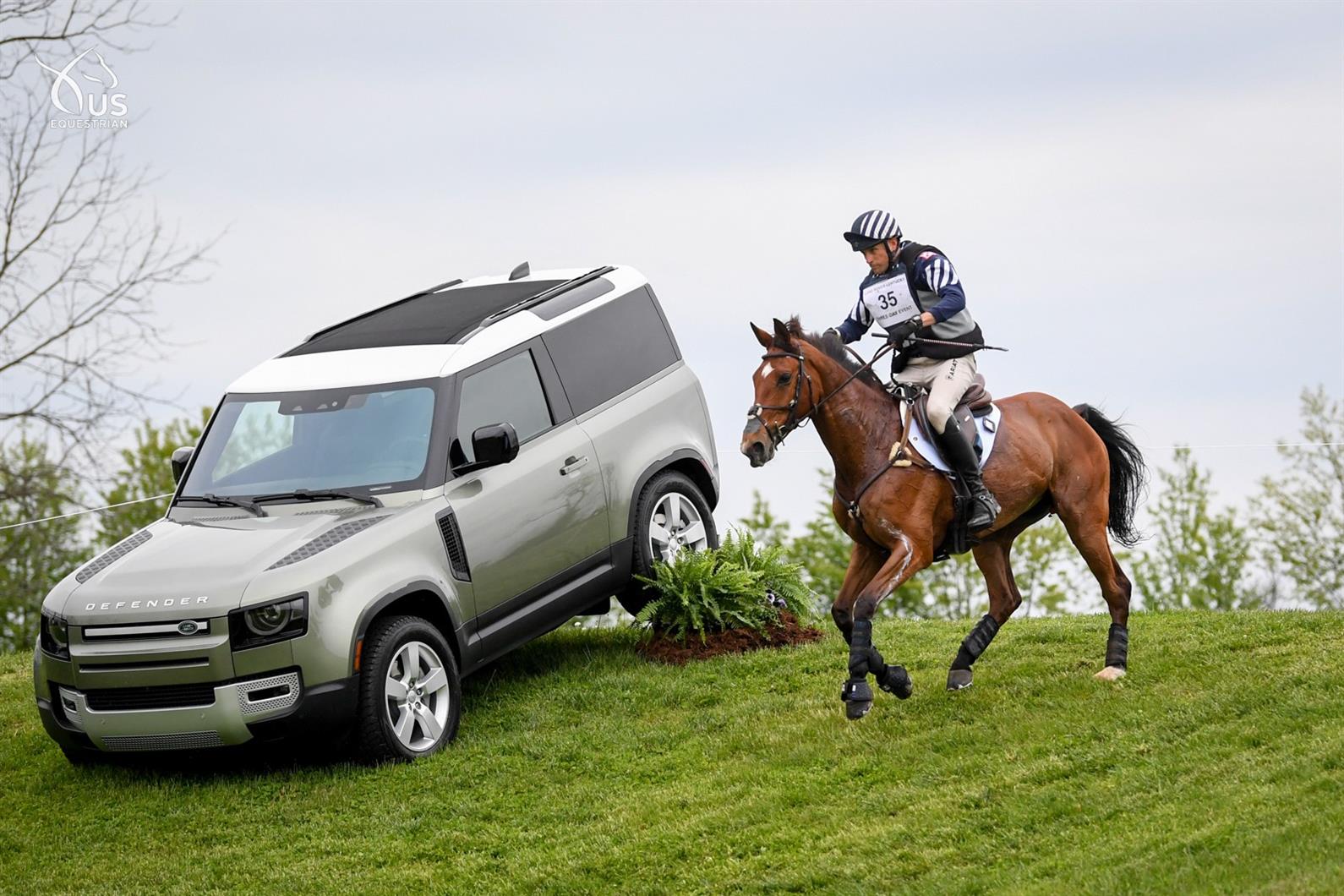 Oliver Townend and Ballaghmor Heading Second presented Final Day 2021 in Cue Event Lead Boyd Take On Over into MARS Rover of by and Martin Land Class Place Hold Three-Day Equestrian™; Kentucky