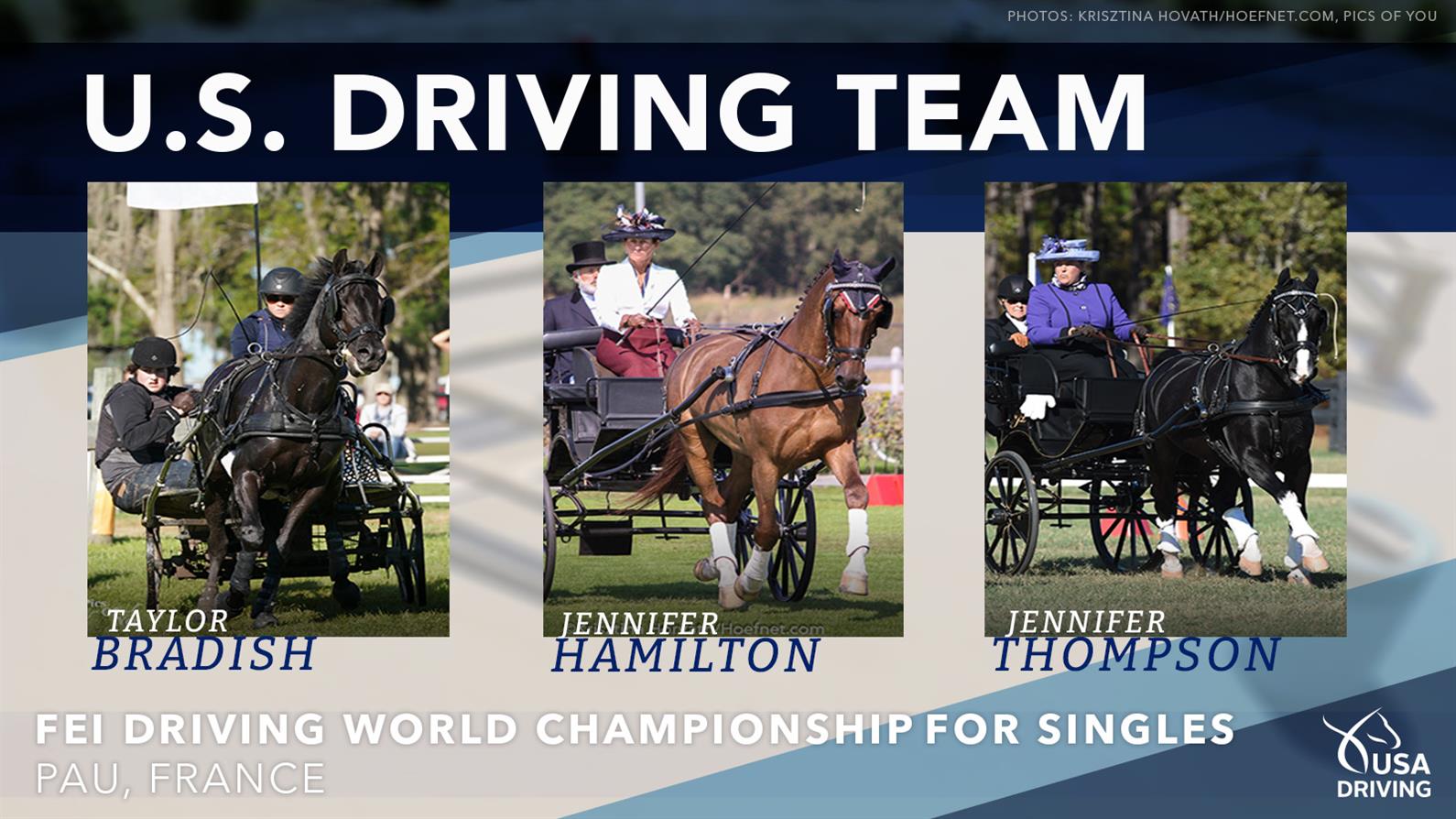 Team members for the 2020 FEI Driving World Championships for Singles