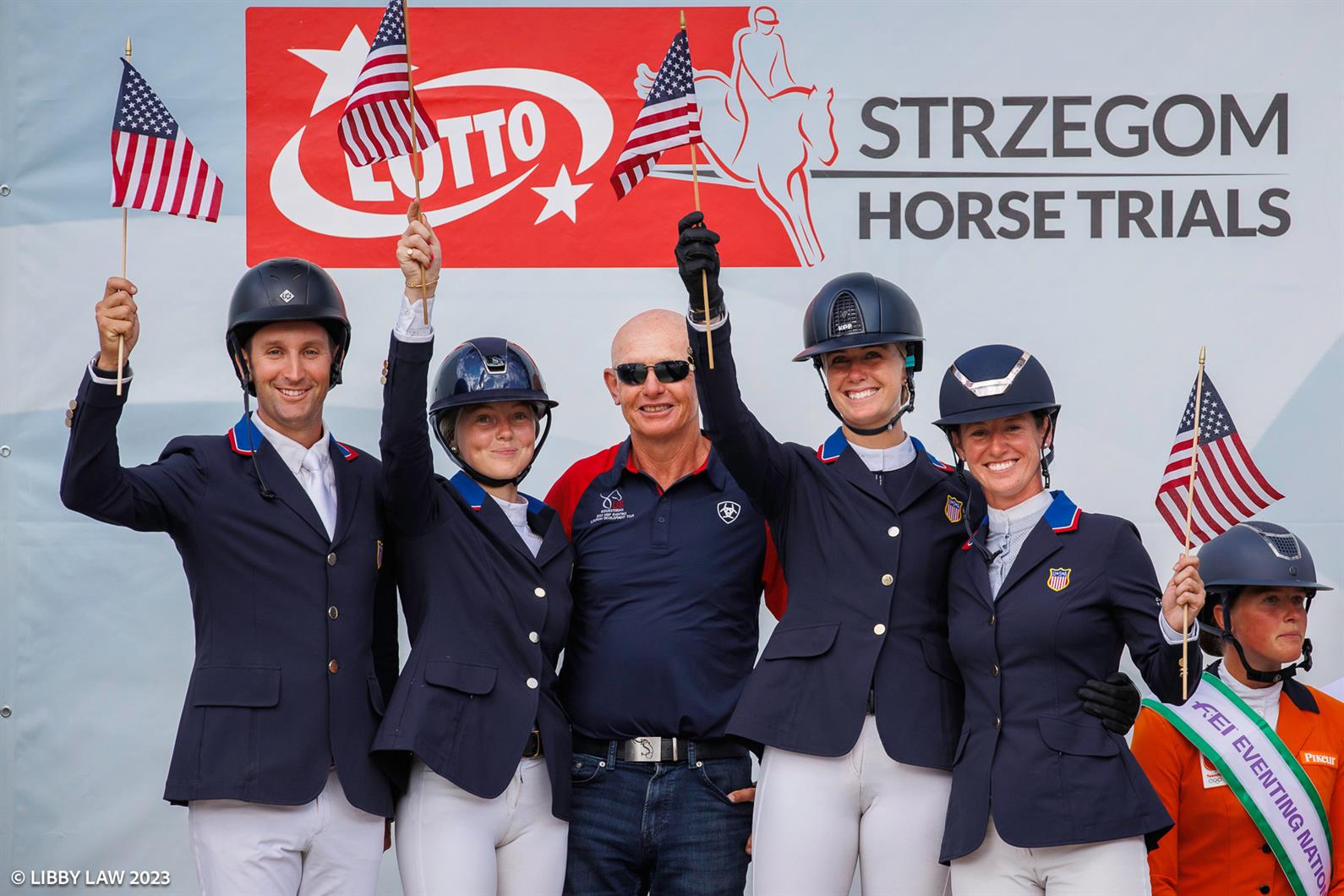 The U.S. Eventing Team from 2023 FEI Nations Cup - Poland