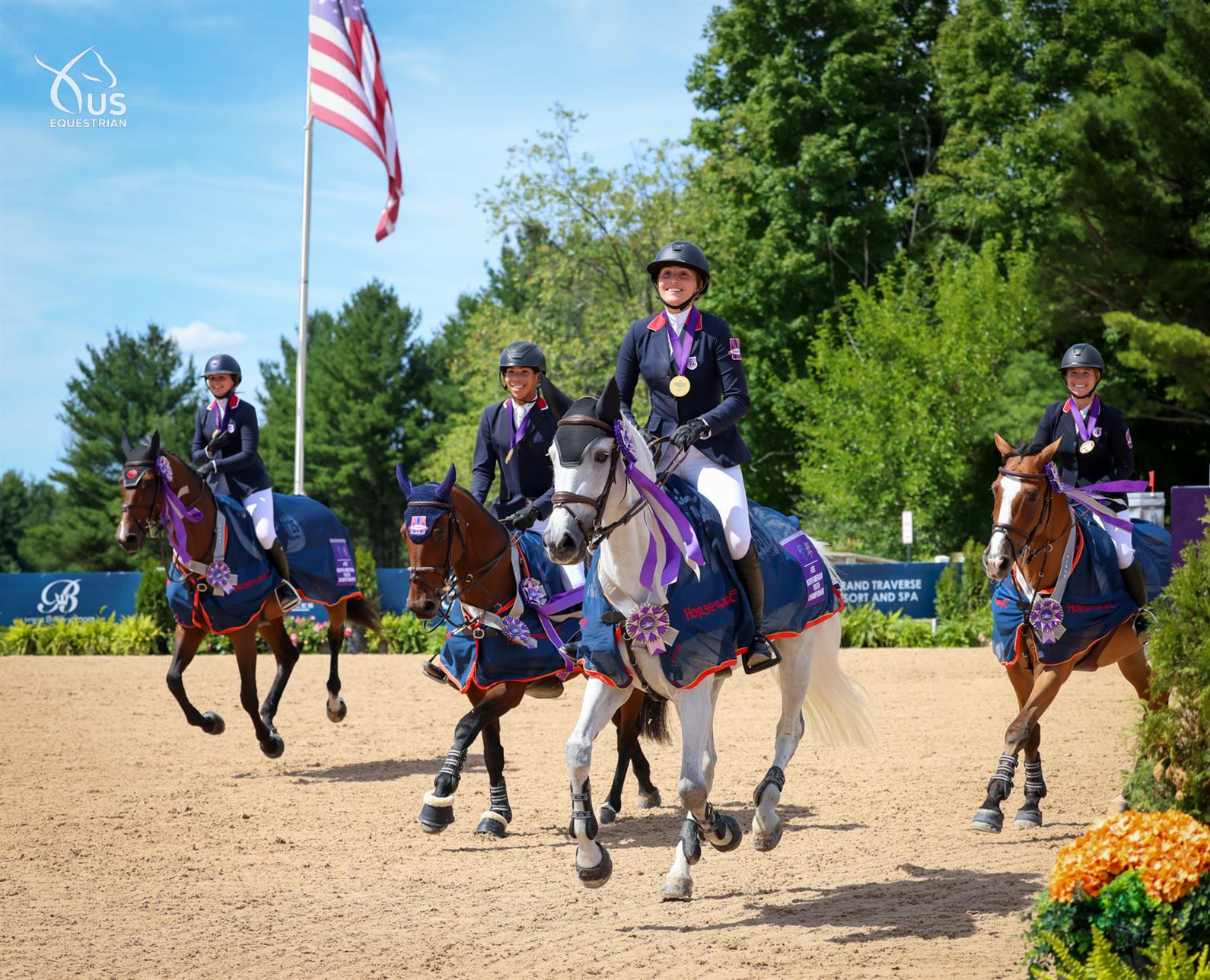 Young Rider Team Gold Medalists