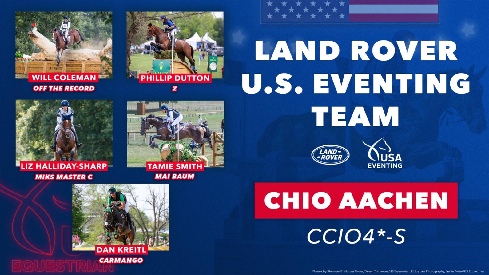 US Equestrian kündigt den CHIO Aachen CCIO4*-S des US Land Rover Teams 2023 an