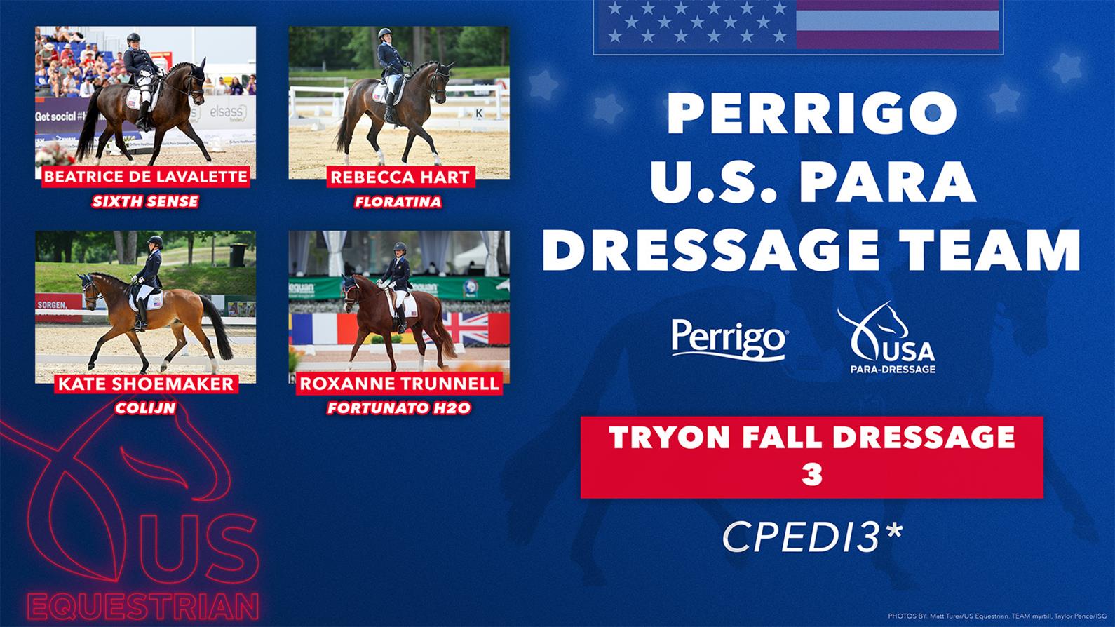 Team for the 2023 Tryon Fall CPEDI3*